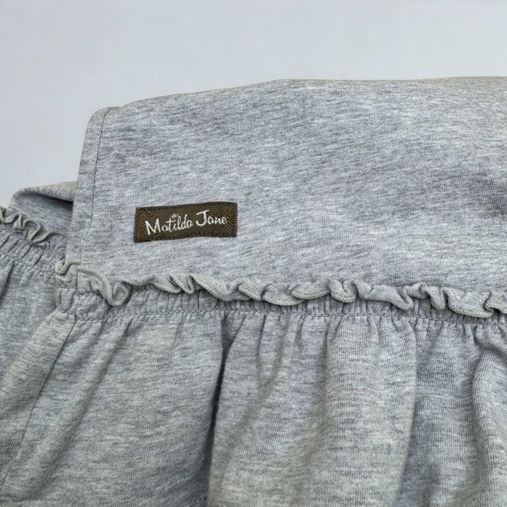Matilda Jane heather grey perfectly paired girls lap dress - Picture 3 of 3